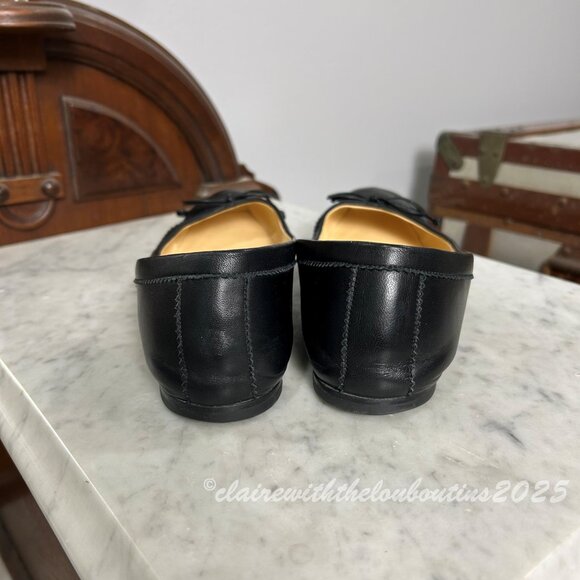 Christian Louboutin Mamadrague Black Napa Ballet Flat size 39
